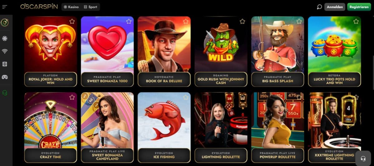 OscarSpin Casino: 6.000 Spiele & BMW im Oscar-Box-Bonus image 1