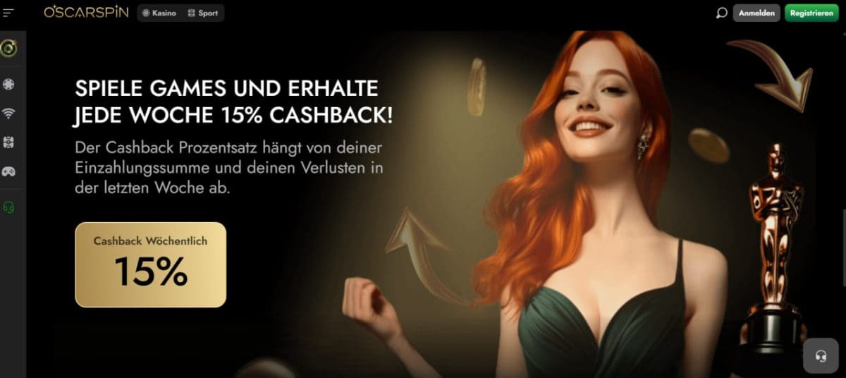 OscarSpin Casino: 6.000 Spiele & BMW im Oscar-Box-Bonus image 2